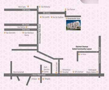 Project Image of 990.0 - 1320.0 Sq.ft 2 BHK Apartment for buy in Amaravathi Icon