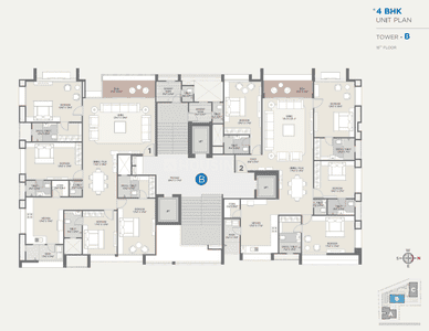 Project Image of 1480.04 - 3433.04 Sq.ft 3 BHK Apartment for buy in Sangini Lakeville