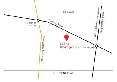 Project Image of 412.0 - 627.32 Sq.ft 1 BHK Apartment for buy in Sobha Dream Gardens Phase 3 Wing 3 And 4
