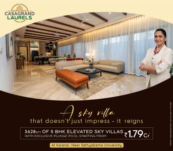 Project Image of 3628.0 - 3638.0 Sq.ft 5 BHK Apartment for buy in Casagrand Laurels