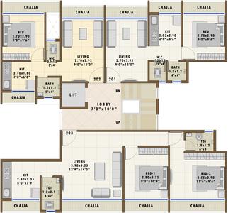Project Image of 157.52 - 514.78 Sq.ft 1 RK Apartment for buy in Chavan Omkar Villa