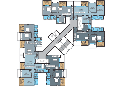 Project Image of 1145.0 - 1200.0 Sq.ft 2 BHK Apartment for buy in Regency Orion