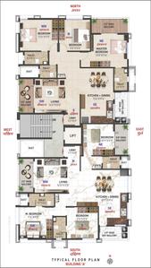 Project Image of 1756.0 - 1806.0 Sq.ft 3 BHK Apartment for buy in Shree Vighnaharan Luxuria