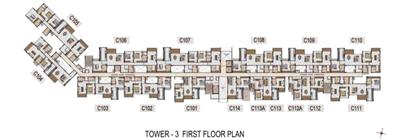 Project Image of 1770.0 - 2773.0 Sq.ft 3 BHK Apartment for buy in Casagrand Estancia