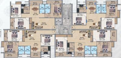Project Image of 1260.0 - 1550.0 Sq.ft 3 BHK Apartment for buy in Arpan Enclave Phese 1