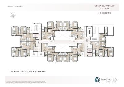 Project Image of 766.29 - 867.27 Sq.ft 2 BHK Apartment for buy in Anika Piccadilly