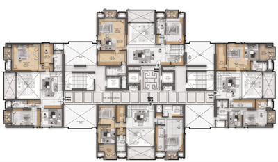 Project Image of 2324.79 - 2830.05 Sq.ft 4 BHK Apartment for buy in Nav Nirman Crystal Manor