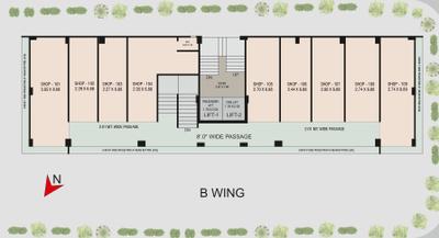 Project Image of 602.24 - 637.01 Sq.ft 2 BHK Apartment for buy in Shiv Shakti Luxuria Platinum Block B