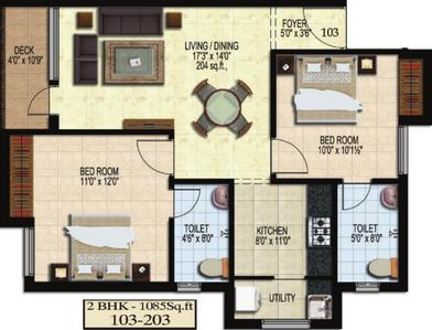 Project Image of 728.0 - 1500.0 Sq.ft 2 BHK Apartment for buy in SPS Brownstar