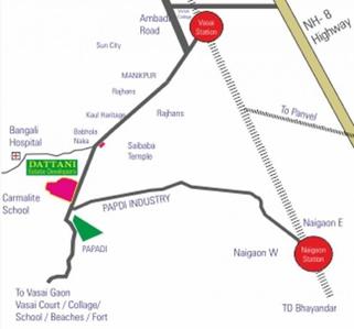 Project Image of 0.0 - 629.0 Sq.ft 2 BHK Apartment for buy in Dattani Vertex Wing AB Phase I