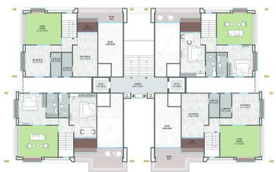 Project Image of 1184.79 - 2416.8 Sq.ft 3 BHK Apartment for buy in Swagat Cilantra
