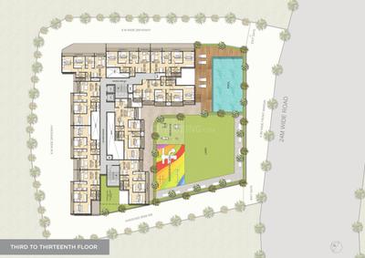 Project Image of 545.0 - 716.0 Sq.ft 2 BHK Apartment for buy in S M Jewel
