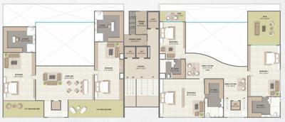 Project Image of 2890.65 - 4331.4 Sq.ft 4 BHK Apartment for buy in Avadh Miliana