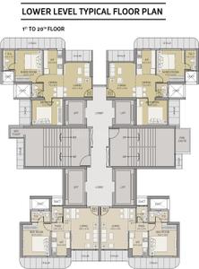 Project Image of 423.23 - 619.03 Sq.ft 1 BHK Apartment for buy in Ruparel Skygreens I