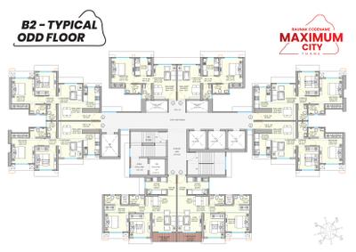Project Image of 430.01 - 615.48 Sq.ft 1 BHK Apartment for buy in Raunak Maximum City