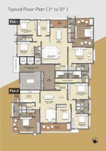 Project Image of 1890.0 - 1958.0 Sq.ft 4 BHK Apartment for buy in Utkal Prime