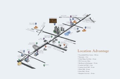 Project Image of 600.0 - 2047.0 Sq.ft 1 BHK Apartment for buy in Sattva Divinity