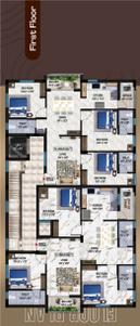 Project Image of 800.0 - 1360.0 Sq.ft 2 BHK Apartment for buy in ACS Rosewood Tower