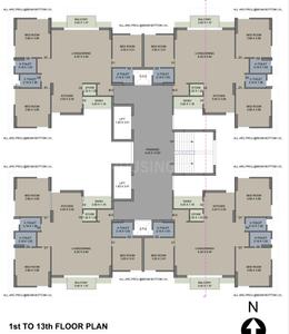 Project Image of 0.0 - 1119.88 Sq.ft 3 BHK Apartment for buy in Tulsi Sangath Luxuria