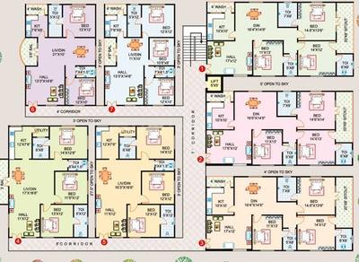 Project Image of 1050.0 - 2010.0 Sq.ft 2 BHK Apartment for buy in Sunrise Sri Nainas Sunrise