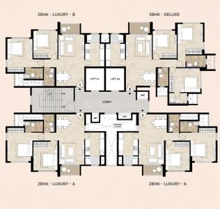 Project Image of 729.26 - 933.56 Sq.ft 2 BHK Apartment for buy in Mahindra Codename64