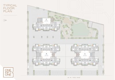 Project Image of 0.0 - 1935.0 Sq.ft 3 BHK Apartment for buy in Alok One Fifty One