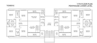 Project Image of 1826.96 - 2688.93 Sq.ft 3 BHK Apartment for buy in Baroda Indumati Palace Residences Tower E