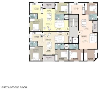 Project Image of 0.0 - 1117.0 Sq.ft 2 BHK Apartment for buy in Kamalam Vintage