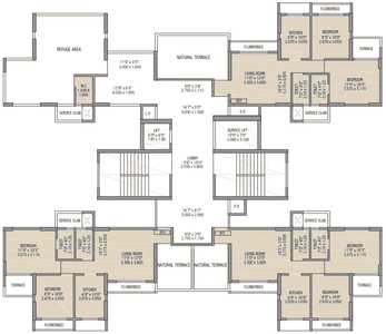 Project Image of 417.0 - 625.0 Sq.ft 2 BHK Apartment for buy in Bhumiraj Hills Tower 7