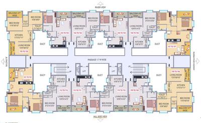 Project Image of 460.0 - 650.0 Sq.ft 1 BHK Apartment for buy in Ufasa Deccan Residency A Building