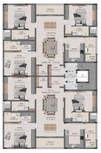 Project Image of 0.0 - 2135.0 Sq.ft 3 BHK Apartment for buy in Pushkar Bindiya Gardens