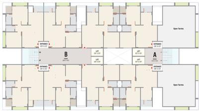 Project Image of 590.83 - 647.66 Sq.ft 2 BHK Apartment for buy in Happy Leela Icon