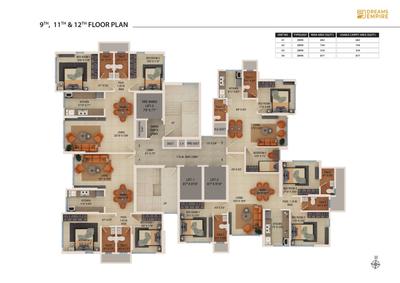 Project Image of 480.0 - 1505.0 Sq.ft 2 BHK Apartment for buy in Dreams Empire