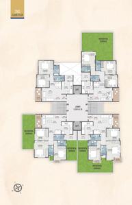 Project Image of 1162.0 - 1534.0 Sq.ft 2 BHK Apartment for buy in Vraj Wind Space