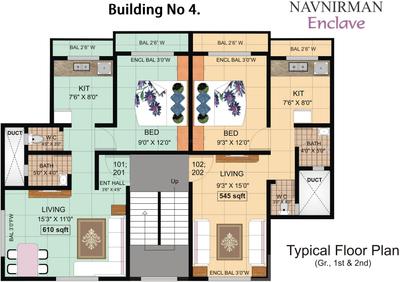 Project Image of 545.0 - 895.0 Sq.ft 1 BHK Apartment for buy in Navnirman Enclave