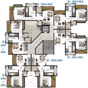 Project Image of 469.0 - 831.0 Sq.ft 1 RK Apartment for buy in SP Residency
