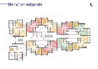 Project Image of 814.0 - 1008.0 Sq.ft 2 BHK Apartment for buy in Swastik Mangal