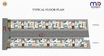 Project Image of 1619.0 - 1750.0 Sq.ft 3 BHK Apartment for buy in MP The White House