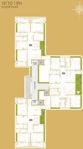 Project Image of 2200.0 - 2850.0 Sq.ft 4 BHK Apartment for buy in Madhuvan Impression