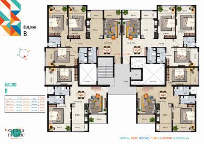 Project Image of 1164.12 - 1584.87 Sq.ft 2 BHK Apartment for buy in Nanu Sapana Mosaic
