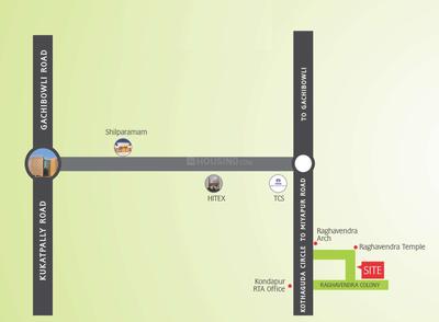 Go Raghavendra Residency Images for locationPlan 1