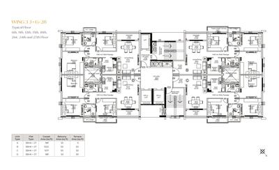 Project Image of 1572.0 - 2261.0 Sq.ft 3 BHK Apartment for buy in Crown