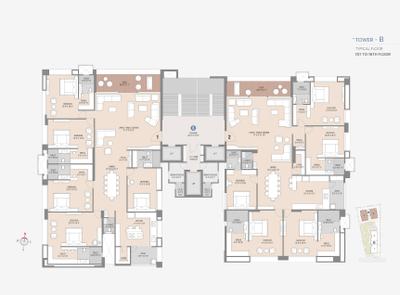 Project Image of 3003.02 - 6021.0 Sq.ft 5 BHK Apartment for buy in Sangini Skyteria