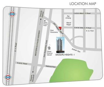 Project Image of 1040.0 - 1050.0 Sq.ft 2 BHK Apartment for buy in Sadguru Heights