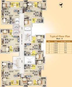 Project Image of 596.0 - 1066.0 Sq.ft 1.5 BHK Apartment for buy in Signum Parkwoods Estate Phase I