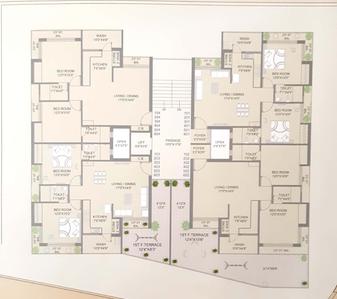 Project Image of 0.0 - 523.0 Sq.ft 2 BHK Apartment for buy in Akshar Tirth