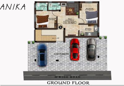 Project Image of 558.0 - 950.0 Sq.ft 1 BHK Apartment for buy in MP Anika Benito