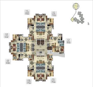 Project Image of 950.0 - 1740.0 Sq.ft 2 BHK Apartment for buy in Mantri Webcity