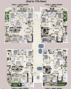 Project Image of 2995.0 - 3247.0 Sq.ft 4 BHK Apartment for buy in Krishnas Arena