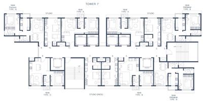 Project Image of 365.0 - 1591.0 Sq.ft 1 RK Apartment for buy in Radius Parkwoods at Anantya